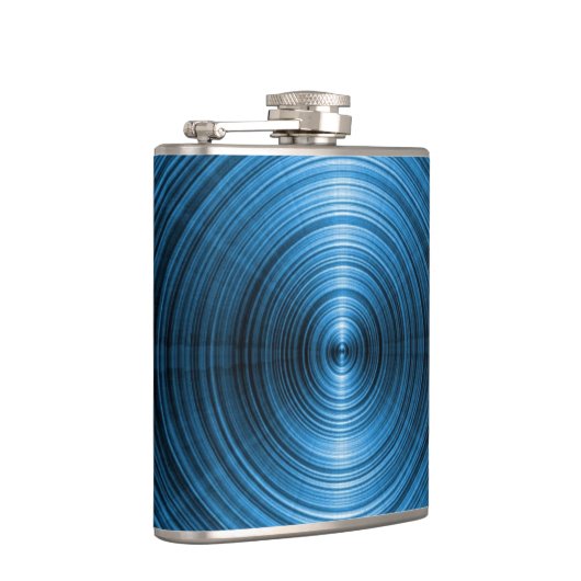 Blue Metallic Flachmann (Rechts)