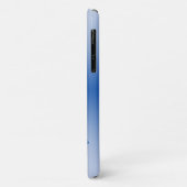 Blue Metallic Radial Case-Mate iPhone Hülle (Hinten/Links)