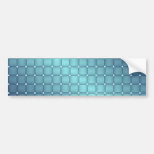 Blue Metallic Tiles Weihnachtsdekor Autoaufkleber