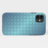 Blue Metallic Tiles Weihnachtsdekor Case-Mate iPhone Hülle (Rückseite (Horizontal))