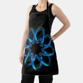 Blue Metallic Torus Knot Schürze (InSitu)