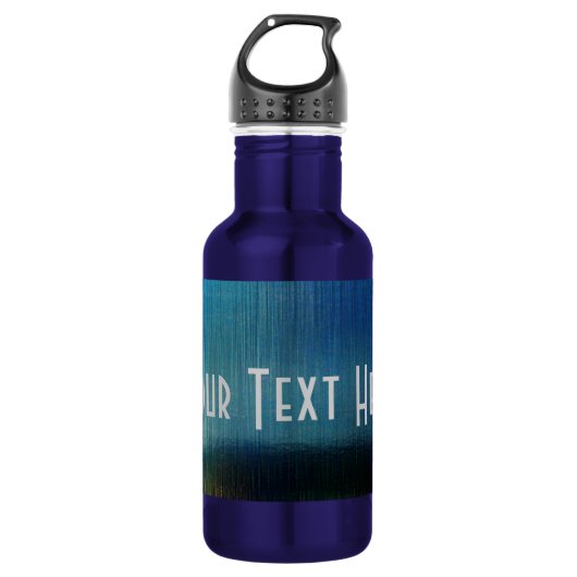 Blue Metalline Sheen Trinkflasche (Vorderseite)