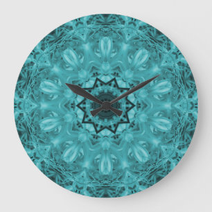 Blue Metaphysische Abstrakte Kunst Uhr