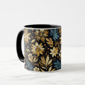 Blue Mexicain Floral Mug Tasse (Vorderseite Links)