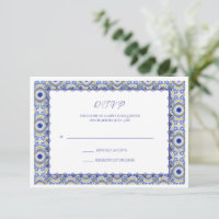 Blue Mexican Talavera Spanish Wedding