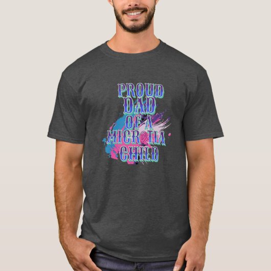 Blue Microtia Mama and Day T-Shirt (Vorderseite)