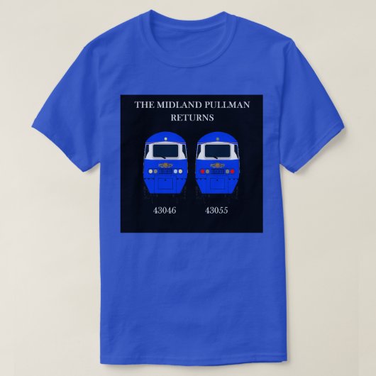 BLUE MIDLAND PULLMAN HST T-Shirt (Design vorne)