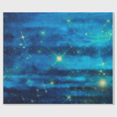 Blue Midnight Geschenkpapier (Flach)