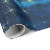 Blue Midnight Geschenkpapier (Rolleneckpunkt)