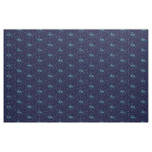 Blue Midnight Moonlight Deer Fabric Stoff (Fat Quarter (45,7 x 55,9 cm))