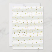 Blue Mini Balloon Baby Dusche Einladung (Rückseite)