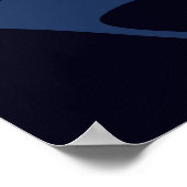 Blue Mini Poster (Ecke)