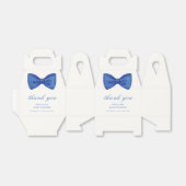 Blue Minimalistisch Bow Boy Baby Dusche Vielen Dan Geschenkschachtel (Ungefaltet)