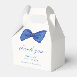 Blue Minimalistisch Bow Boy Baby Dusche Vielen Dan Geschenkschachtel