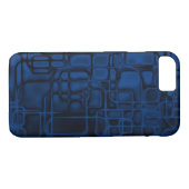 Blue Minos Labyrinth Case-Mate iPhone Hülle (Rückseite (Horizontal))