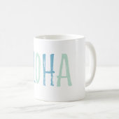 Blue Mint Aloha Kaffeetasse (VorderseiteRechts)