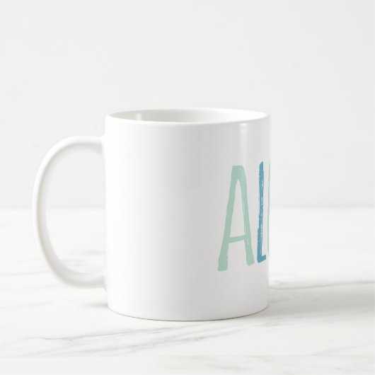 Blue Mint Aloha Kaffeetasse (Links)