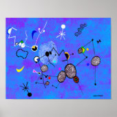 Blue Miro Poster (Vorne)