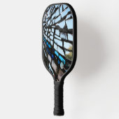 Blue Mirror Mosaic Pickleball Schläger (Links)