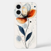 Blue Mist Blossom Case-Mate iPhone Hülle (Rückseite)