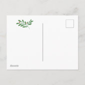 Blue Mistletoe | Einladung zur Feier (Rückseite)