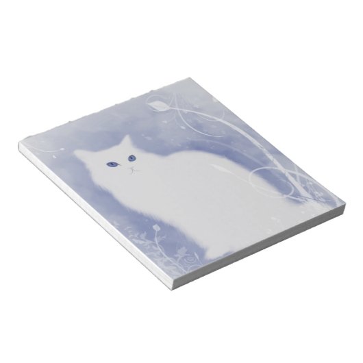 Blue Mit Augen Beauty Notizblock (angewinkelt)