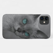 Blue Mit Augen Cat Case Mate Samsung Galaxy Case (Rückseite (Horizontal))
