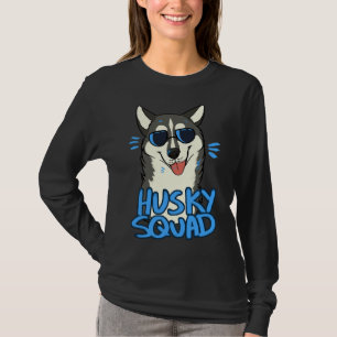 Blue Mit Augen Husky Der beste Husky Vater je T-Shirt