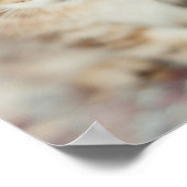 Blue Mit Augen Kitty Poster (Ecke)