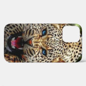 Blue mit Augen Leopard iPhone/iPad Gehäuse Case-Mate iPhone Hülle (Rückseite (Horizontal))