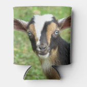 Blue Mit Augen Nigerien Zwarf Milchziege Dosenkühler (Vorderseite)