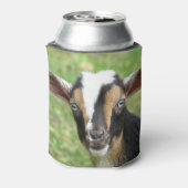 Blue Mit Augen Nigerien Zwarf Milchziege Dosenkühler (Kanne Rückseite)