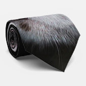 Blue Mit Augen Tuxedo Cat Krawatte (Gerollt)