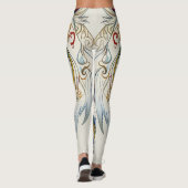 Blue Mit Augen Wolf Dream Catcher Leggings (Rückseite)