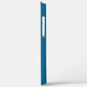 Blue mit Gold Accent Hahnentrittmuster Case Mate (Rückseite / Links)