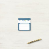 Blue Mitzvah Hinweis: 3x3 Sticky Pad Post-it Klebezettel (Auf Schreibtisch)