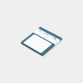 Blue Mitzvah Hinweis: 3x3 Sticky Pad Post-it Klebezettel (angewinkelt)