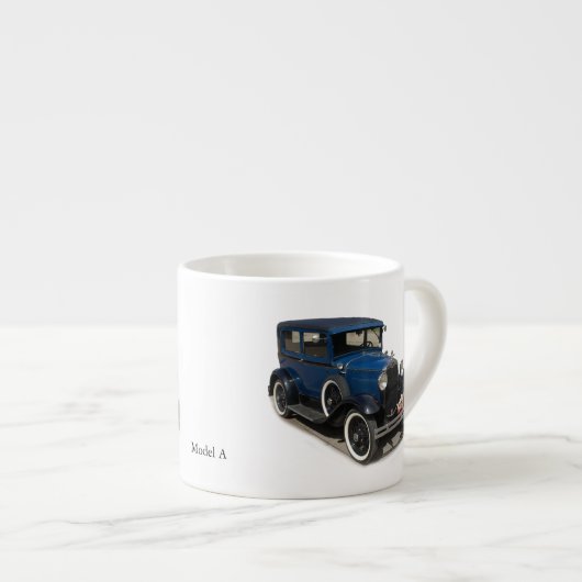 Blue Model A Espresso Tasse (Vorderseite Rechts)