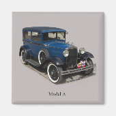 Blue Model A Magnet (Vorne)
