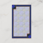 Blue Modern Abstrakt Visitenkarte (Vorderseite)