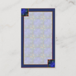 Blue Modern Abstrakt Visitenkarte