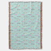 Blue Modern Artistic Swimmingpool Decke (Vorderseite Vertikal)