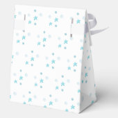Blue Modern Bow Ice Cream Ready Pop Babydusche Geschenkschachtel (Rückseite)