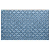 Blue Modern Deko große Wiederholung Muster Stoff (Fat Quarter (45,7 x 55,9 cm))