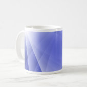 Blue Modern Digital Background Kaffeetasse (Vorderseite Links)