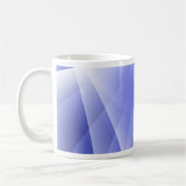 Blue Modern Digital Background Kaffeetasse (Links)