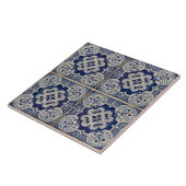 Blue Modern Floral Portugiesisch azulejos Tile Fliese (Seite)