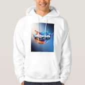 Blue Modern Gene Suno Einfache Hoodies T - Shirt (Vorderseite)