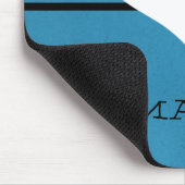 Blue Modern Heart Mousepad (Ecke)