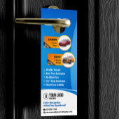 Blue Modern Luxury Car Rental Automobile Miete Türanhänger